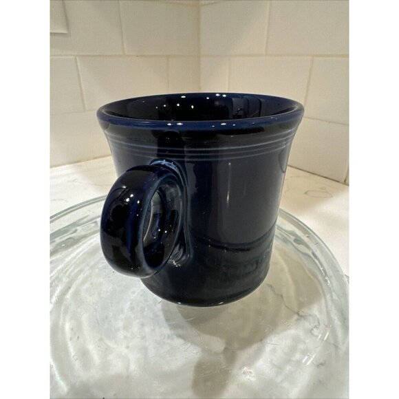 Cobalt Blue FIESTA Homer Laughlin HLC China USA Tom & Jerry Mug - Picture 3 of 11